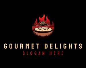 Pizza House Cabin logo design