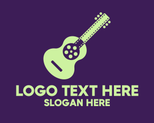 Music Video - Soundtrack Guitar Film logo design