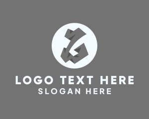 Stone Age - Gray Stone Letter G logo design