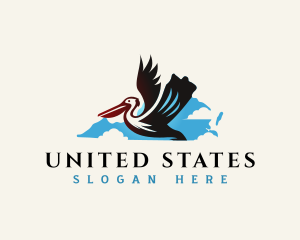 Virginia Pelican Bird logo design