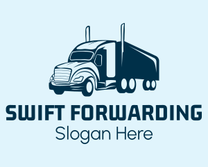 Heavy Haulage Truck logo design