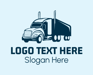 Dump Truck - Heavy Haulage Truck logo design