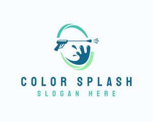 Water Pressure Washing  logo design