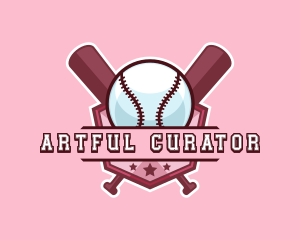 Baseball Bat Sports logo design