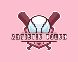 Baseball Bat Sports logo design