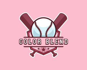 Baseball Bat Sports logo design