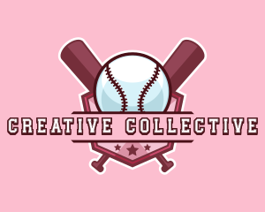 Baseball Bat Sports logo design