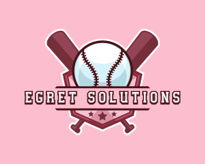 Baseball Bat Sports logo design