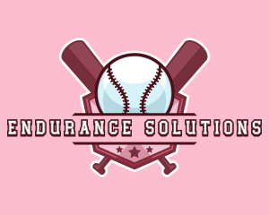 Baseball Bat Sports logo design