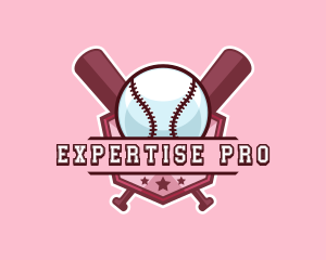 Baseball Bat Sports logo design