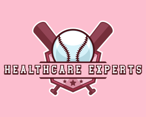 Baseball Bat Sports logo design