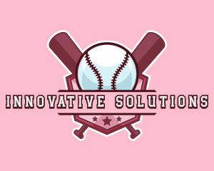 Baseball Bat Sports logo design