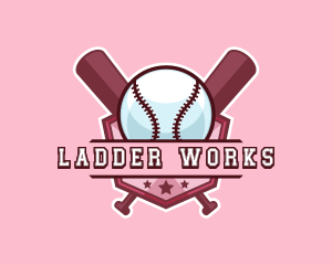 Baseball Bat Sports logo design