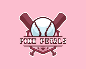 Baseball Bat Sports logo design