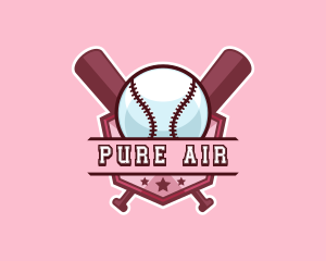 Baseball Bat Sports logo design