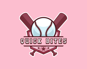 Baseball Bat Sports logo design