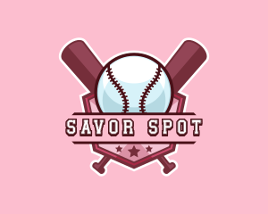 Baseball Bat Sports logo design