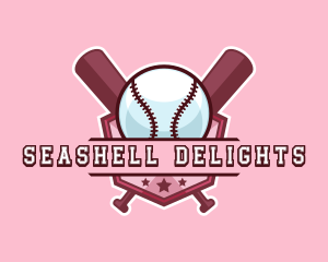 Baseball Bat Sports logo design