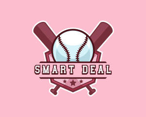 Baseball Bat Sports logo design