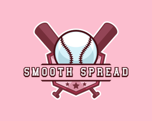 Baseball Bat Sports logo design