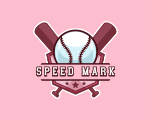 Baseball Bat Sports logo design