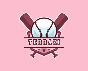 Baseball Bat Sports logo design