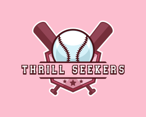 Baseball Bat Sports logo design