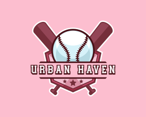 Baseball Bat Sports logo design