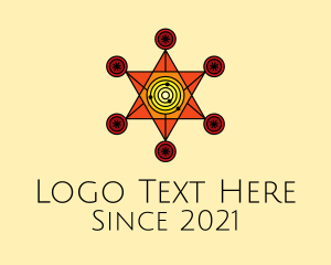 Tarot - Cosmic Astral Star logo design