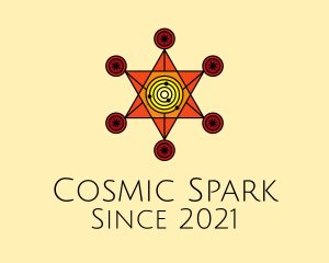 Cosmic Astral Star  logo design