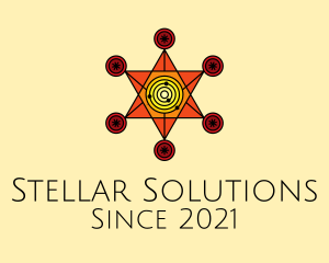 Cosmic Astral Star  logo design