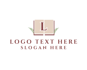 Leaning Center - Excellence Book Library logo design