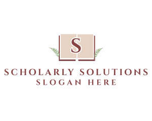 Scholar - Excellence Book Library logo design