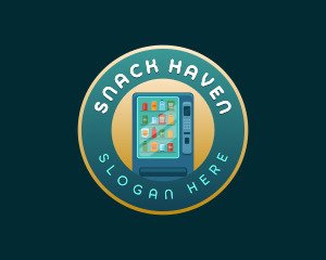 Snack Vending Machine logo design