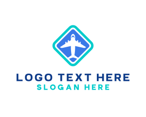 Flight - Airplane Travel Courier logo design