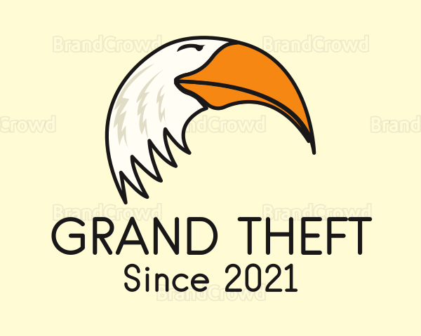 Pelican Bird Head Logo