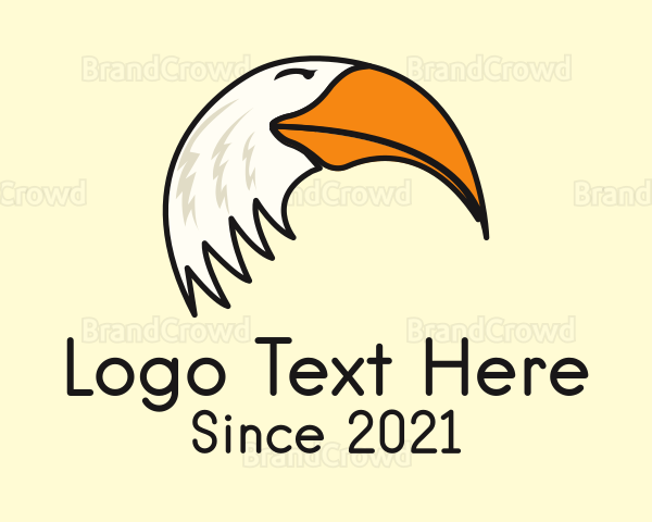 Pelican Bird Head Logo