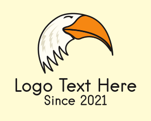 Egret - Pelican Bird Head logo design