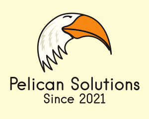 Pelican - Pelican Bird Head logo design