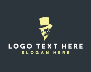 Top Hat Gentleman logo design