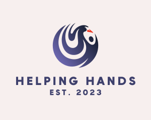 Volunteering - Swan Bird Charity logo design
