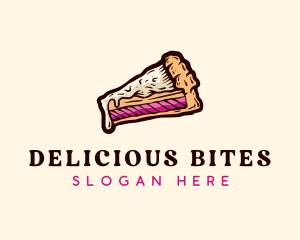 Tasty - Tasty Cake Slice logo design