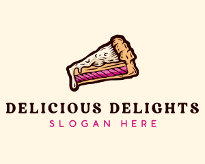 Tasty Cake Slice logo design