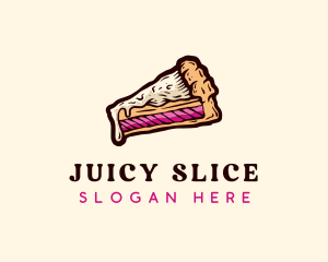 Tasty Cake Slice logo design