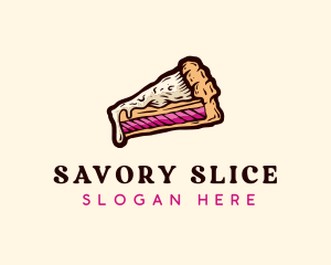 Tasty Cake Slice logo design