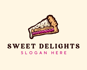 Tasty Cake Slice logo design