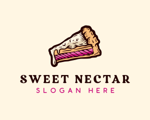 Tasty Cake Slice logo design