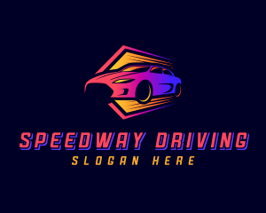 Driving - Car Sedan Garage logo design