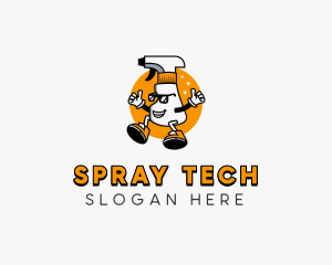 Janitorial Spray Bottle logo design