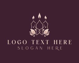 Beauty - Candle Light Aromatherapy logo design